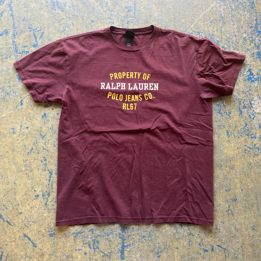 Polo by Ralph Lauren Red Short Sleeve Tee Classic Cotton